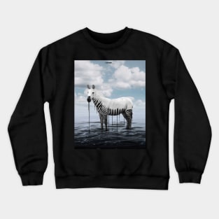 Melting zebra Crewneck Sweatshirt